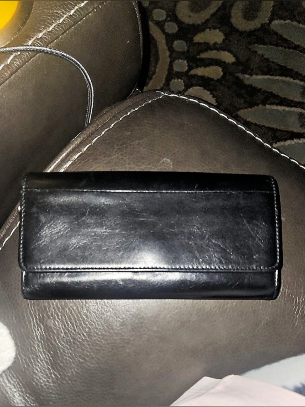 Hobo Black Leather Wallet
